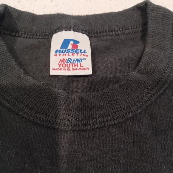 Russell Athletics ASTROS Little League Black T-Shirt Size L Youth - Picture 2 of 4